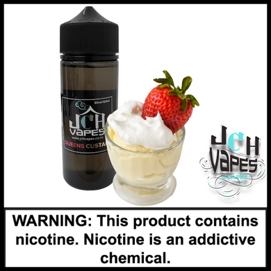 JCH Vapes | Strawberry Custard (Queens Custard)